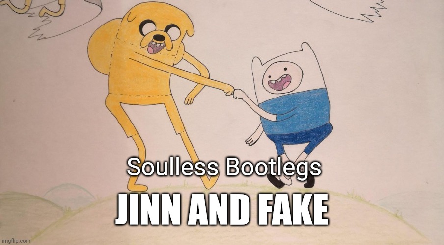 Gear Temple Bosses | JINN AND FAKE; Soulless Bootlegs | image tagged in r/bossfight | made w/ Imgflip meme maker