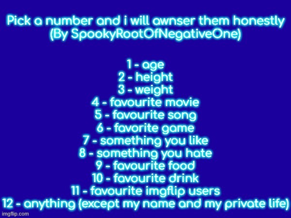 My turn | image tagged in pick a number | made w/ Imgflip meme maker