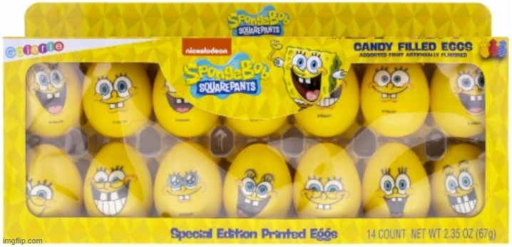 SpongeBob eggs Blank Meme Template