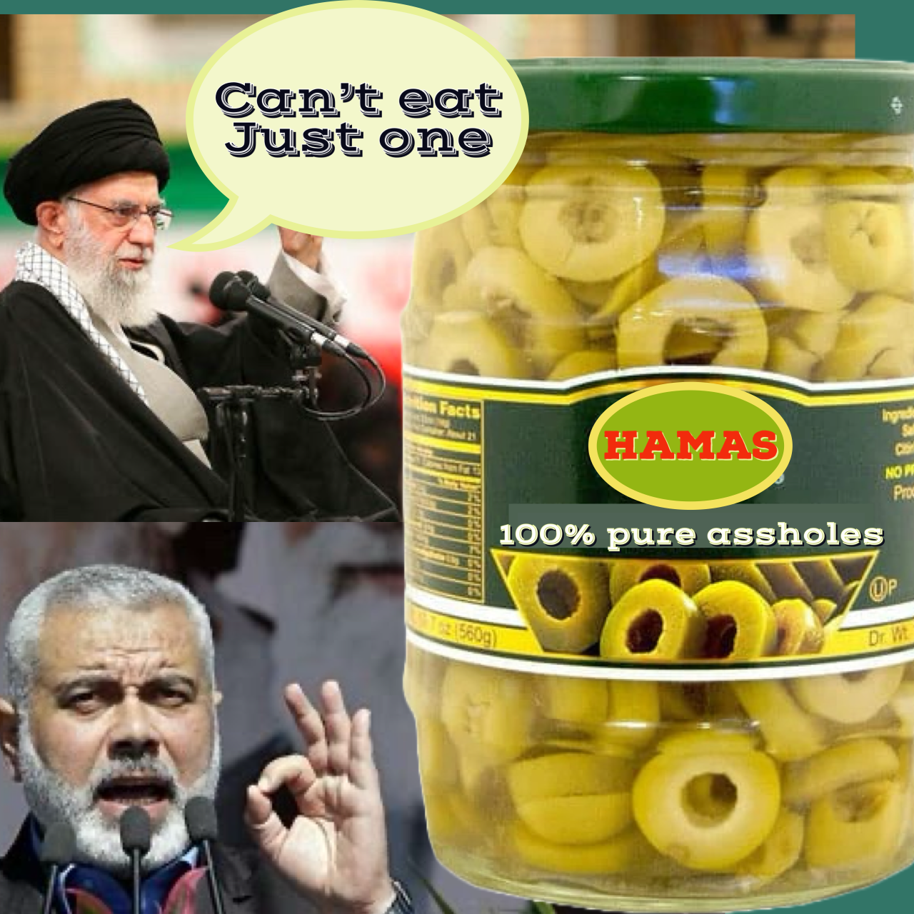 High Quality Arab Hamas Blank Meme Template