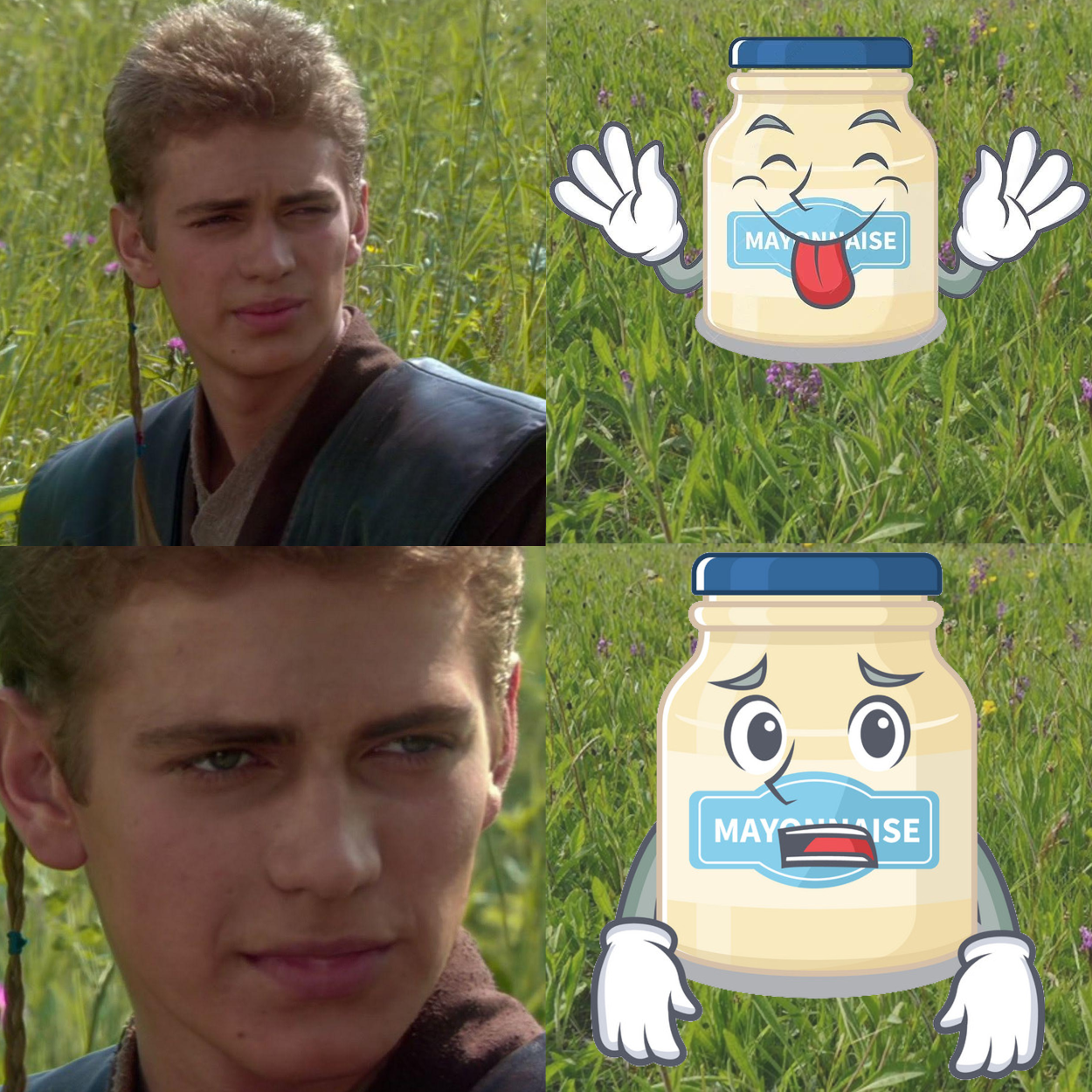 High Quality Mayonnaise For the Better, Right? Blank Meme Template