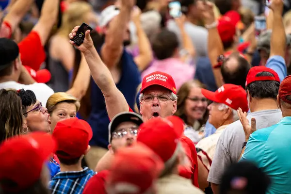 High Quality Red MAGA hat mob Blank Meme Template