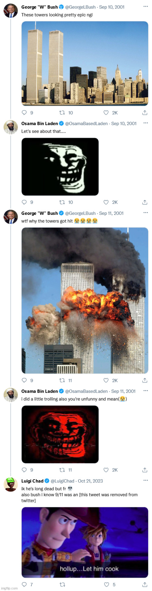 my response to 9/11 | made w/ Imgflip meme maker