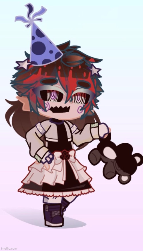 My cc does look like a girl he is having a GNEDER CRISIS | image tagged in fnaf,idk,gacha,what is gender,lol,for fun | made w/ Imgflip meme maker