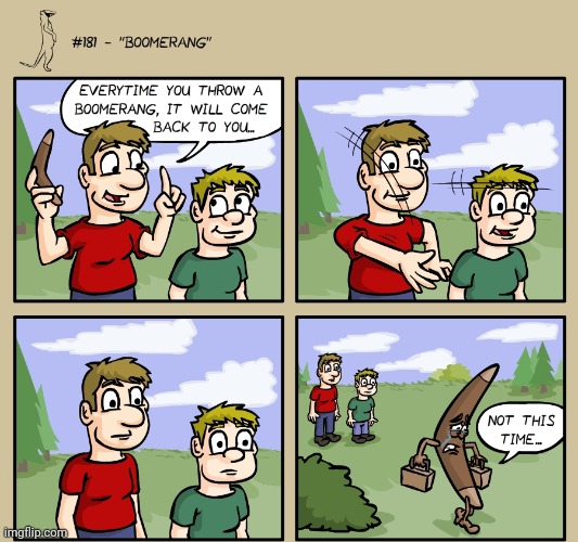 Bye bye Boomerang | image tagged in boomerang,boomerangs,comics,comics/cartoons,throw,play | made w/ Imgflip meme maker