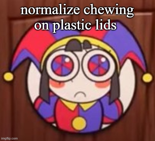 normalize chewing on plastic lids | image tagged in clash royale | made w/ Imgflip meme maker