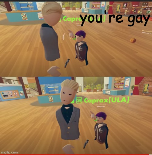 Unsettled Blaza | you're gay | image tagged in unsettled blaza | made w/ Imgflip meme maker