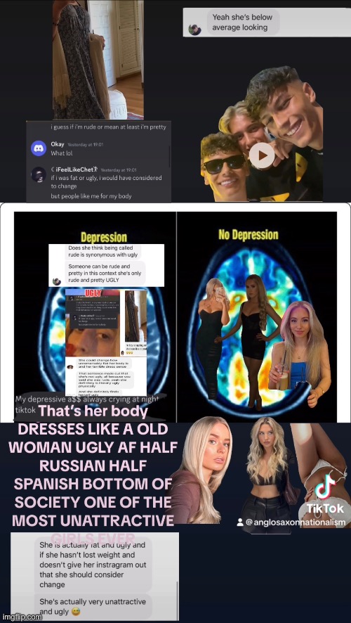 Ifeelikechet/Alexia all my ex girlfriends and friends said you’re ugly LOL YOU ARE | image tagged in ugly girl,ugly,ugly woman,depression,spanish,lmao | made w/ Imgflip meme maker