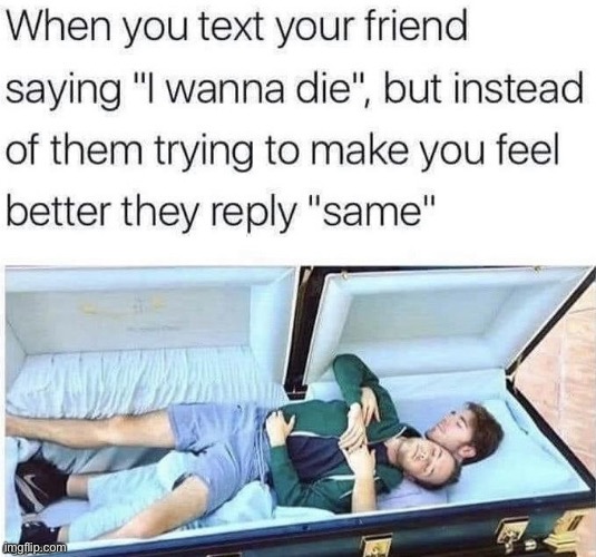 Then we go down together. | made w/ Imgflip meme maker