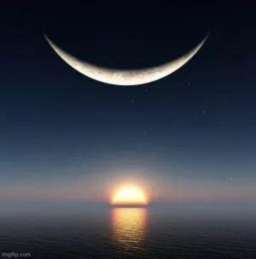 Sun-moon | image tagged in sun-moon | made w/ Imgflip meme maker
