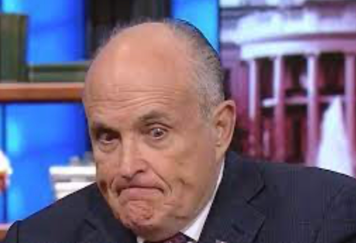 High Quality Frustrated Rudy guiliani Blank Meme Template