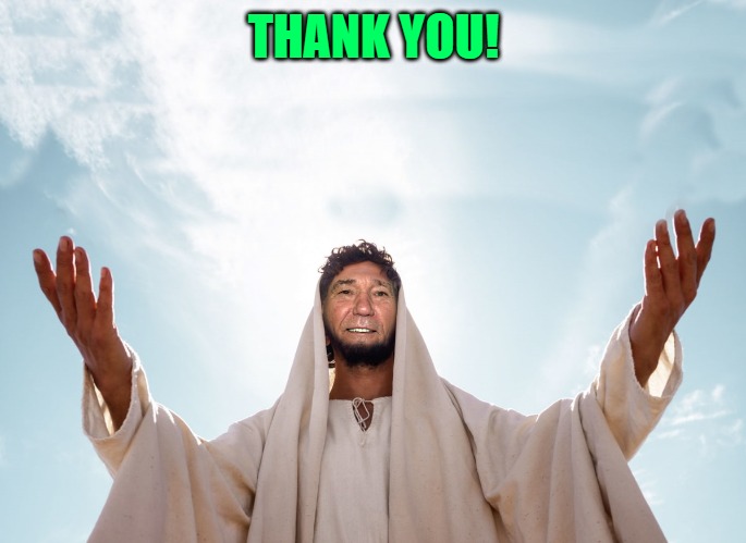 peace | THANK YOU! | image tagged in peace | made w/ Imgflip meme maker