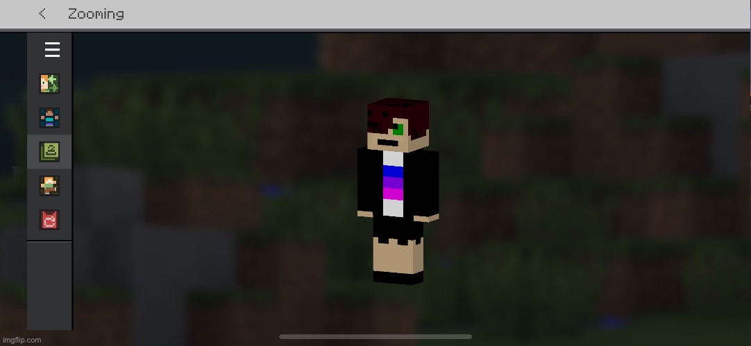 made my new Minecraft skin Blank Meme Template