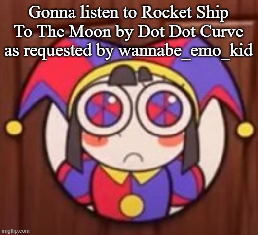 Gonna listen to Rocket Ship To The Moon by Dot Dot Curve as requested by wannabe_emo_kid | image tagged in clash royale | made w/ Imgflip meme maker