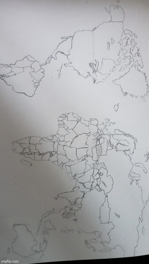 Drew the entire World Map and its borders | made w/ Imgflip meme maker