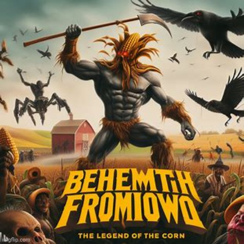 behemothfromiowa as a movie poster Blank Meme Template