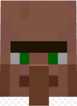 High Quality Villager head Blank Meme Template