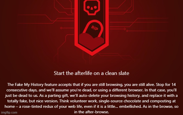 new opera feature just dropped | made w/ Imgflip meme maker