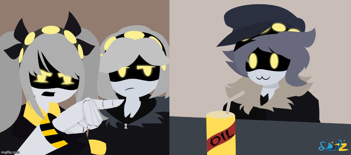 J and V yelling at N (Murder Drones) | image tagged in j and v yelling at n murder drones | made w/ Imgflip meme maker