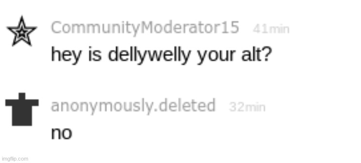 dellywelly exposed | made w/ Imgflip meme maker