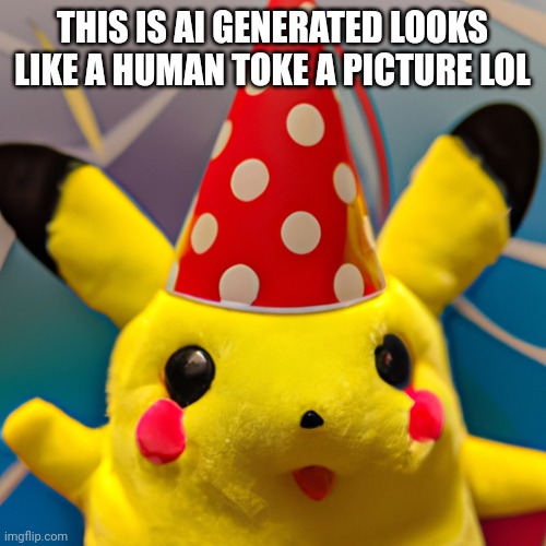 THIS IS AI GENERATED LOOKS LIKE A HUMAN TOKE A PICTURE LOL | made w/ Imgflip meme maker