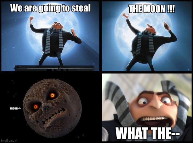 heyl no | WHAT THE-- | image tagged in halloween,scary moon,yikes | made w/ Imgflip meme maker