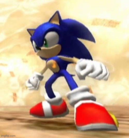 shoutout to satsr sonic for having such a silly model | made w/ Imgflip meme maker