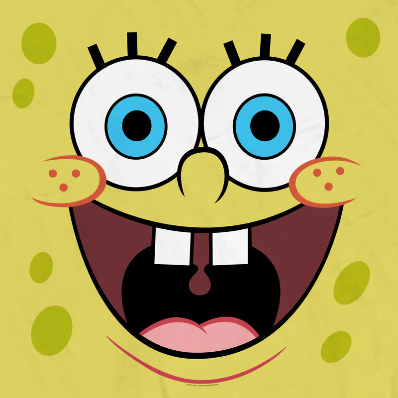 High Quality Spongebob Face Stare Blank Meme Template