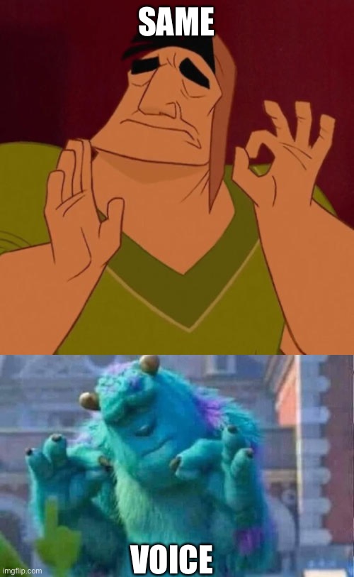 SAME; VOICE | image tagged in when x just right,sully shutdown | made w/ Imgflip meme maker