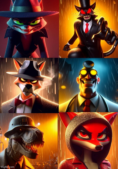 The Main Villains of TimeZone!(according to bing create) | image tagged in cartoon,villain,anti furry,furry,artwork,art | made w/ Imgflip meme maker