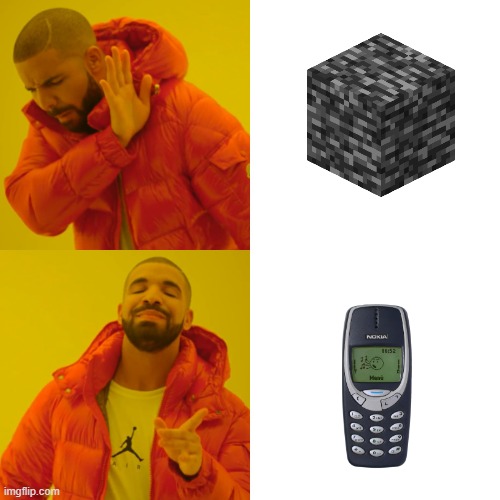 this is a remake | image tagged in memes,drake hotline bling | made w/ Imgflip meme maker