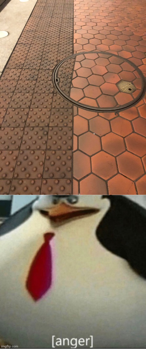 Manhole | image tagged in anger,sewer,manhole,you had one job,memes,tiles | made w/ Imgflip meme maker