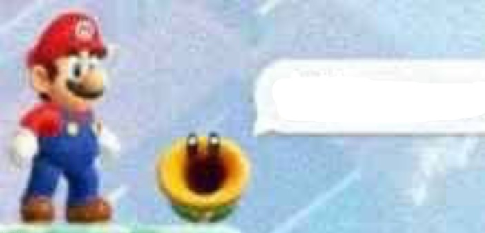 High Quality Mario talking flower Blank Meme Template