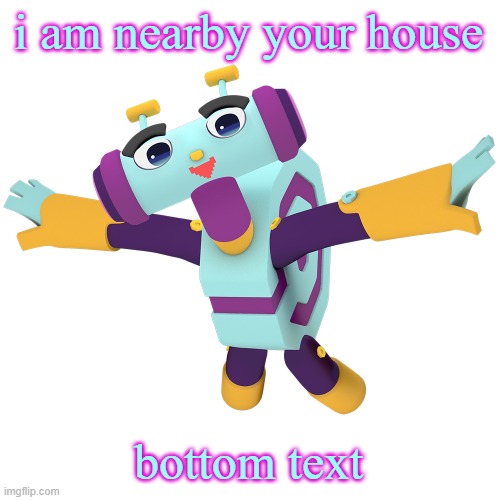 Metaluke | i am nearby your house bottom text | image tagged in metaluke | made w/ Imgflip meme maker