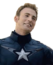 High Quality Capitán América sonriendo yéndose chiste elevador Blank Meme Template