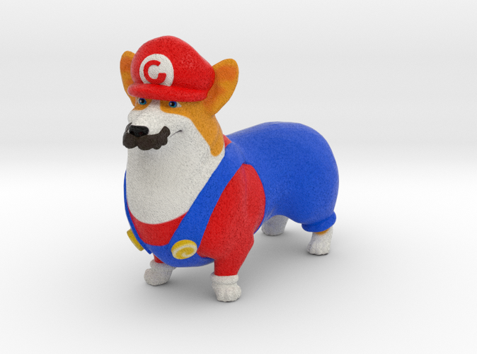 High Quality Silly Mario Dog Blank Meme Template