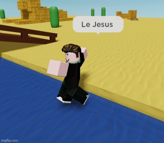 La jesus Blank Meme Template