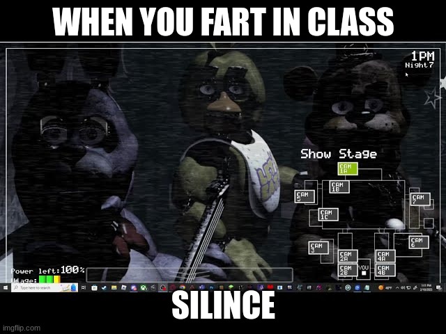 High Quality When you fart in class Blank Meme Template