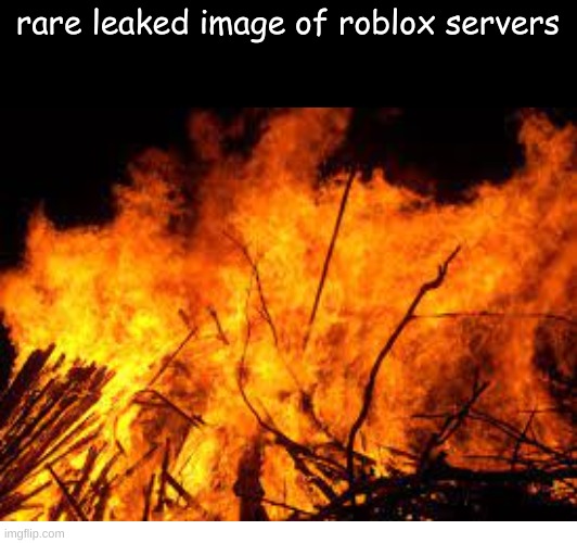 title | rare leaked image of roblox servers | image tagged in meme,tag | made w/ Imgflip meme maker
