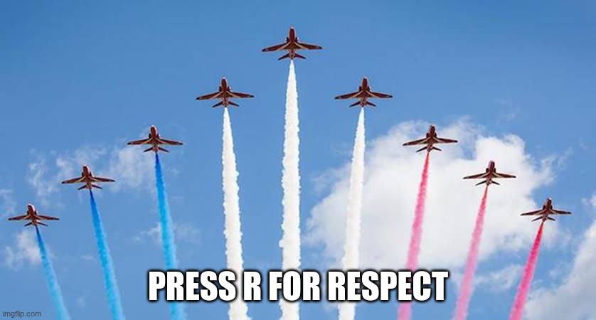 PRESS R FOR RESPECT | made w/ Imgflip meme maker