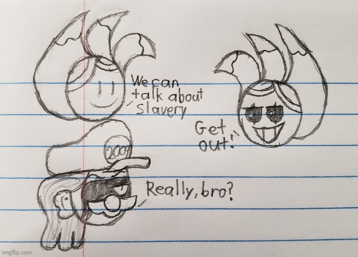 Goofy ah (drawn by TheSpoopyBoy2009) Blank Meme Template