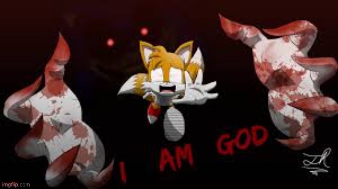 Sonic.exe catching Tails | image tagged in sonic exe catching tails | made w/ Imgflip meme maker