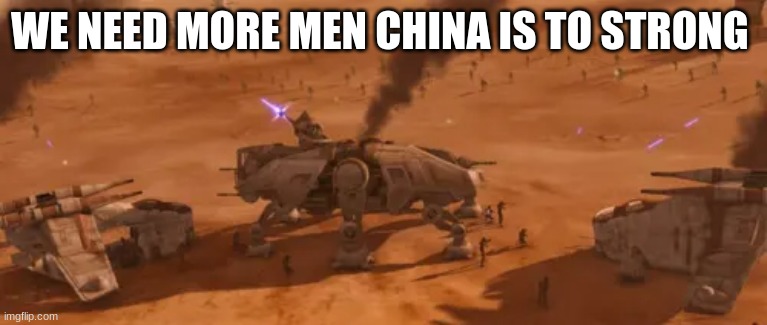 WE NEED MORE MEN CHINA IS TO STRONG | made w/ Imgflip meme maker