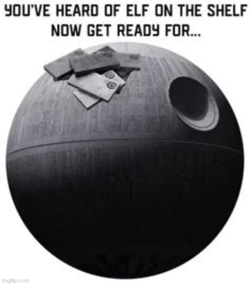 Beskar on the Death star | image tagged in beskar on the death star | made w/ Imgflip meme maker