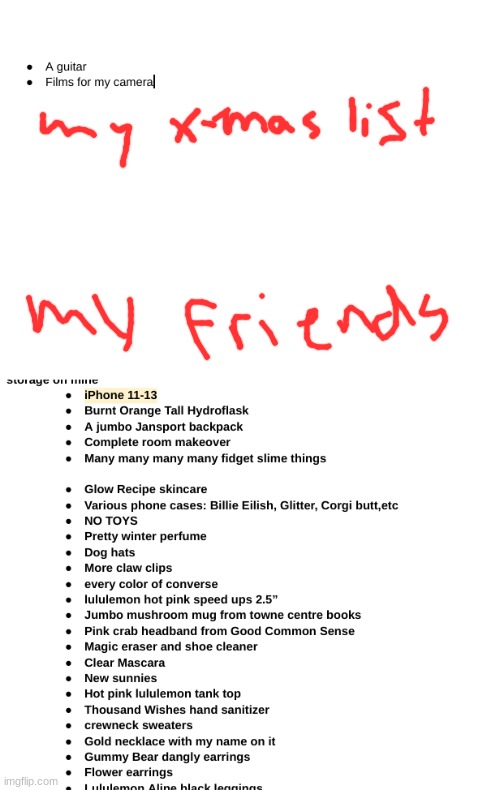 Christmas wish list be hella long | image tagged in christmas | made w/ Imgflip meme maker