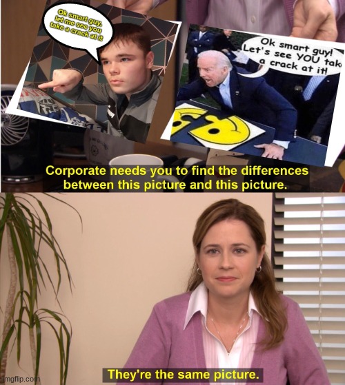 . | image tagged in memes,they're the same picture | made w/ Imgflip meme maker