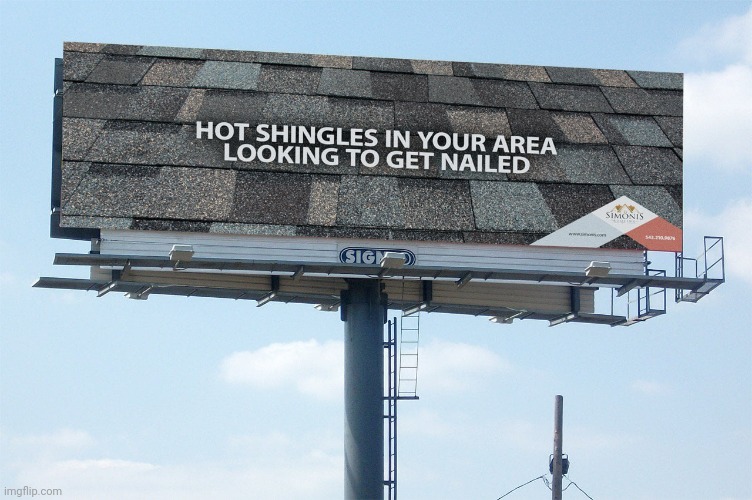 Shingles ad fail | image tagged in shingles ad fail | made w/ Imgflip meme maker