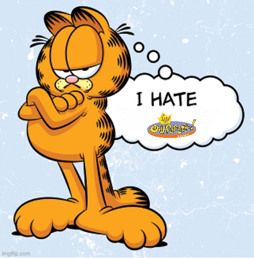 Garfield’s Reaction to Fairly OddParents | image tagged in garfield hates,reaction,cat,cats,nickelodeon,boy | made w/ Imgflip meme maker