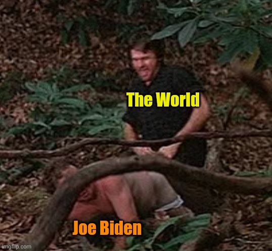 Anyone else hear banjo music? | The World; Joe Biden | made w/ Imgflip meme maker