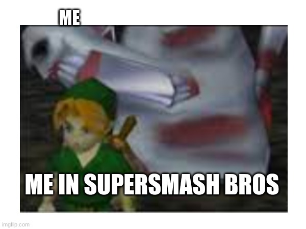 me in super smash bros | ME; ME IN SUPERSMASH BROS | image tagged in funny | made w/ Imgflip meme maker